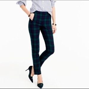 J Crew Blackwatch Tartan Trousers